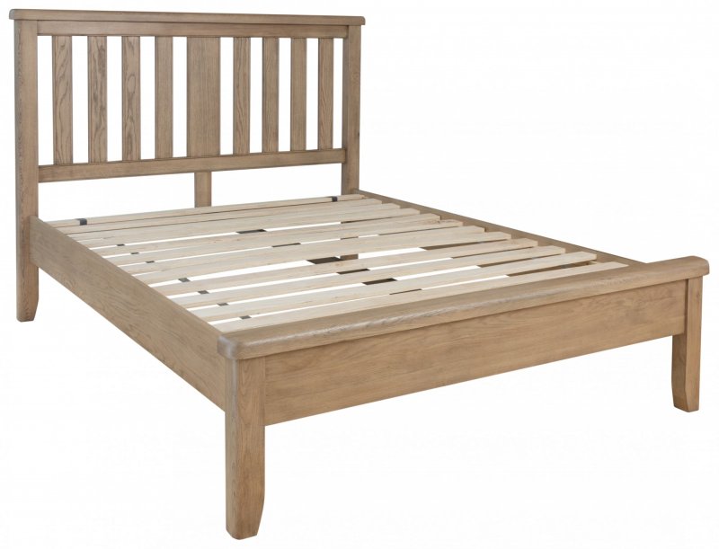 Bergen 4'6'' Wooden Bed - Low Foot End