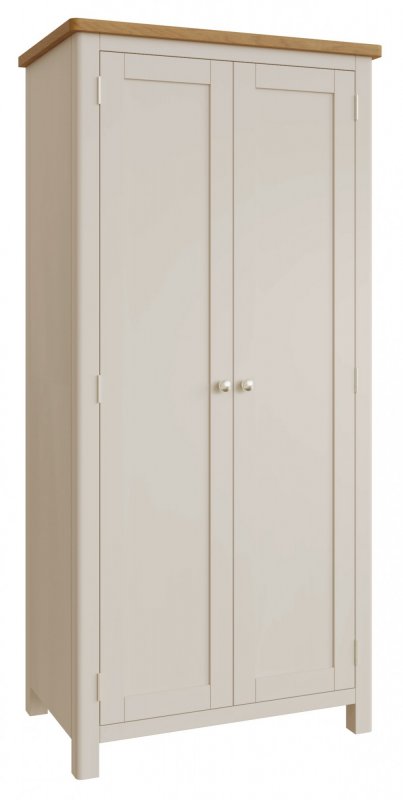 Sigma Grey 2 Door Full Hanging Wardrobe