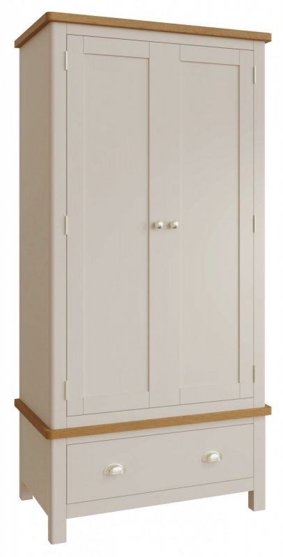 Sigma Grey 2 Door with 1 Drawer Wardrobe