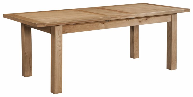 Bristol Oak 180-250 x 90 Dining Table with 2 Extension Leaves