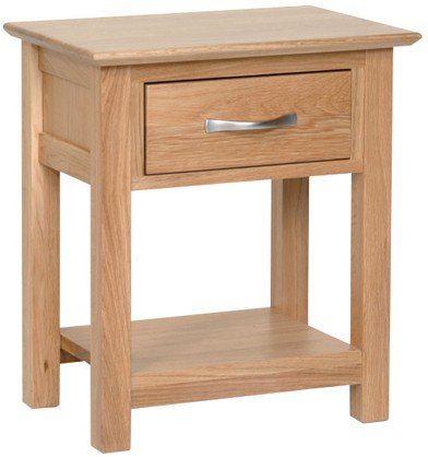 Lisbon Oak 1 Drawer Nightstand