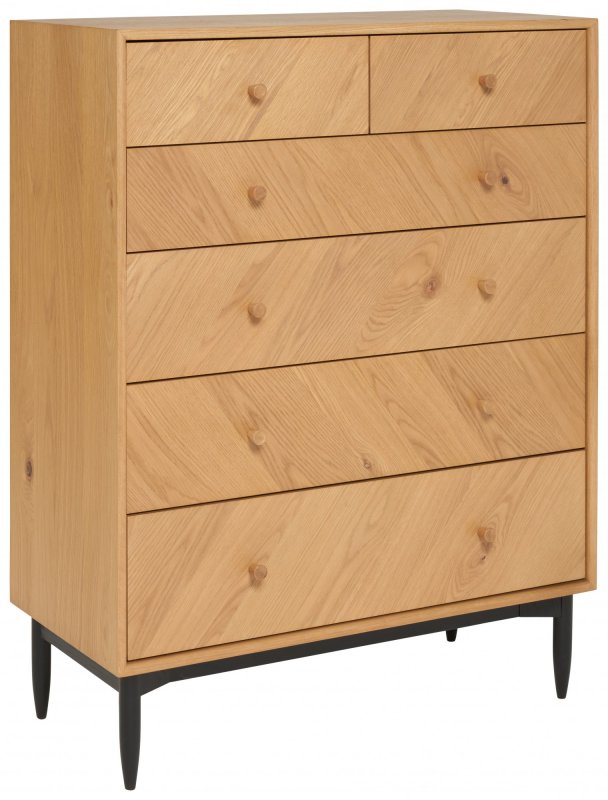 ercol Monza 6 Drawer Chest