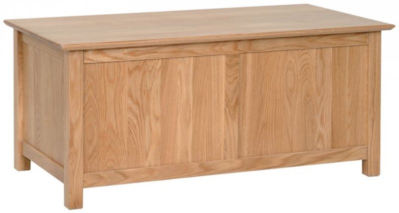 Lisbon Oak Large Blanket Box