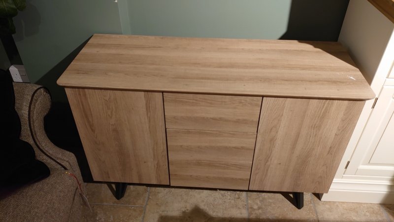 #Nova Oak Veneered Sideboard