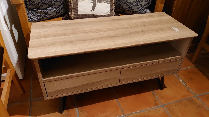 #Nova Oak Veneered Tv Unit