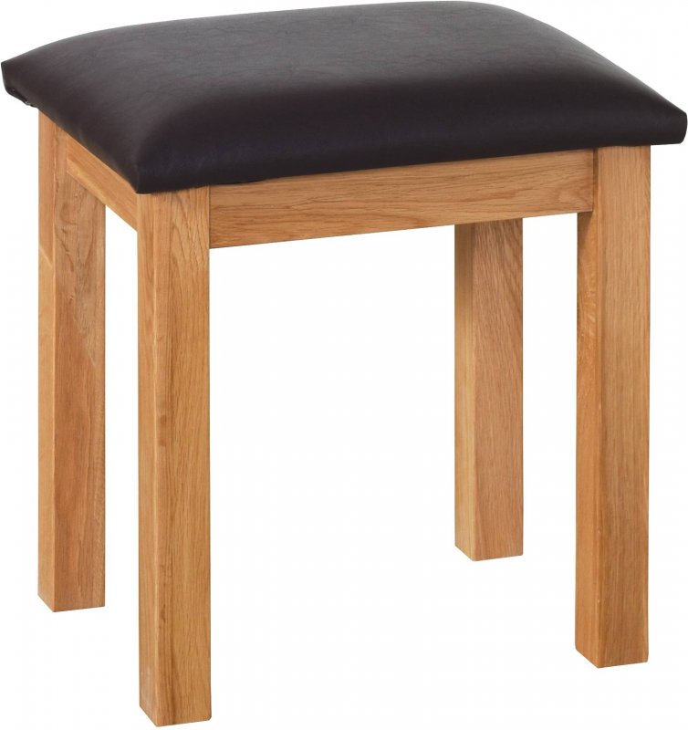 Lisbon Oak Dressing Table Stool