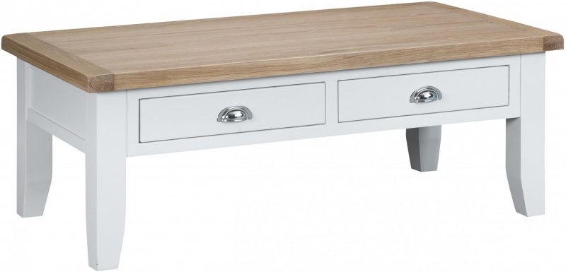 Newlyn Large Coffee Table (White Finish)