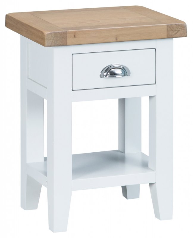 Newlyn Side Table (White Finish)