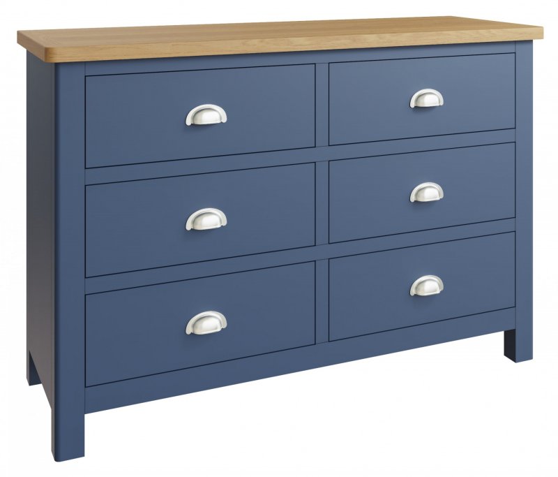 Sigma Blue 6 Drawer chest