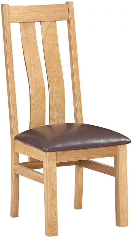Lisbon Oak Twin Slat Chair