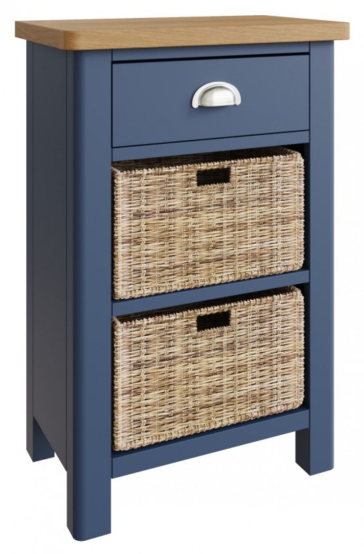 Sigma Blue 1 Drawer 2 Basket Unit