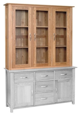 Lisbon Oak Large Glazed Dresser Top