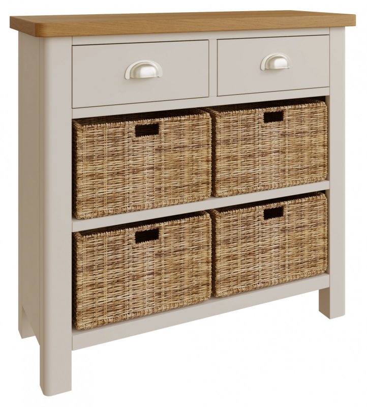 Sigma Grey 2 Drawer 4 Basket Unit