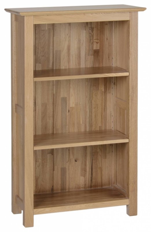Lisbon Oak Bookcase - 107cm high x 65cm wide