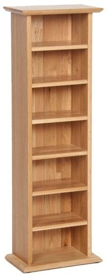 Lisbon Oak CD/DVD Rack