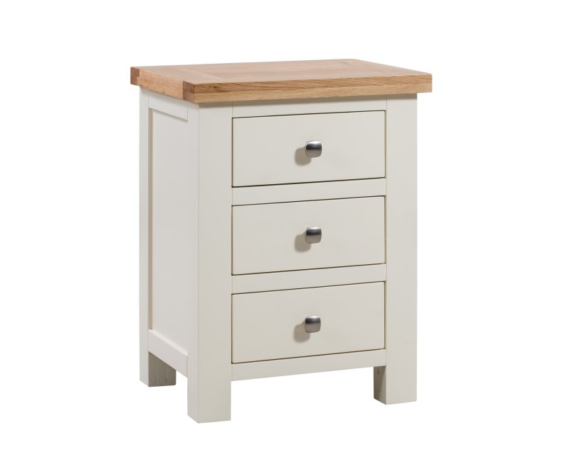 Bristol Painted 3 Drawer Bedside