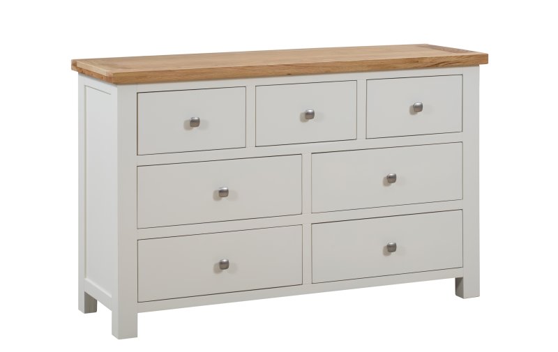 Bristol Ivory Painted 3 Over 4 Chest of Drawers