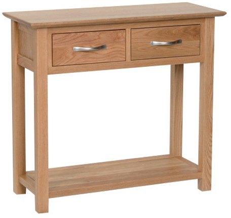 Lisbon Oak Small Console Table