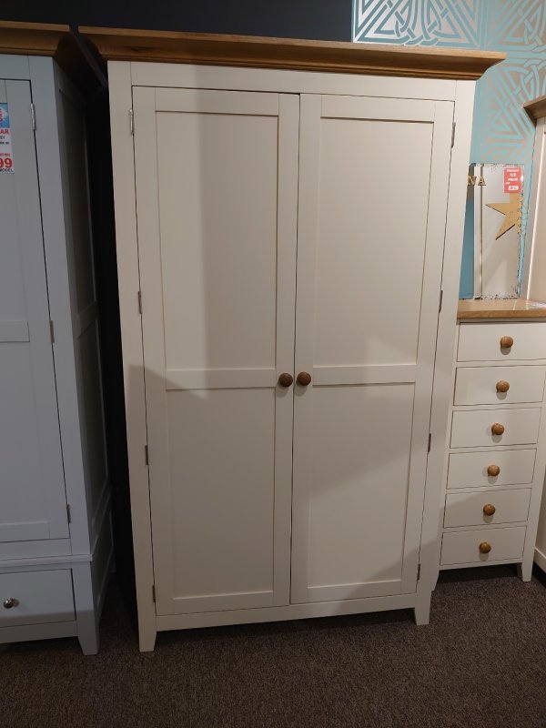 Clearance Jersey Ivory All Hanging Wardrobe