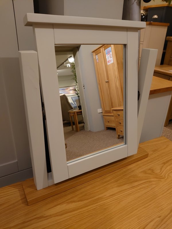 #Jersey Grey Dressing Table Mirror