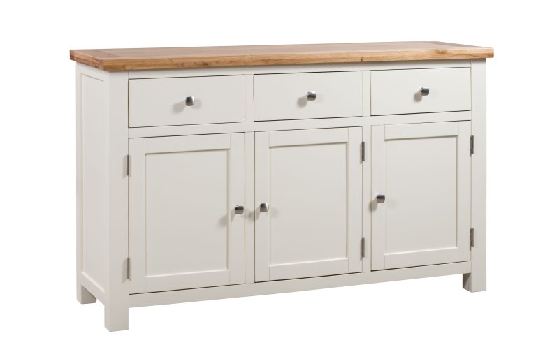 Bristol Ivory Painted 3 Door Sideboard