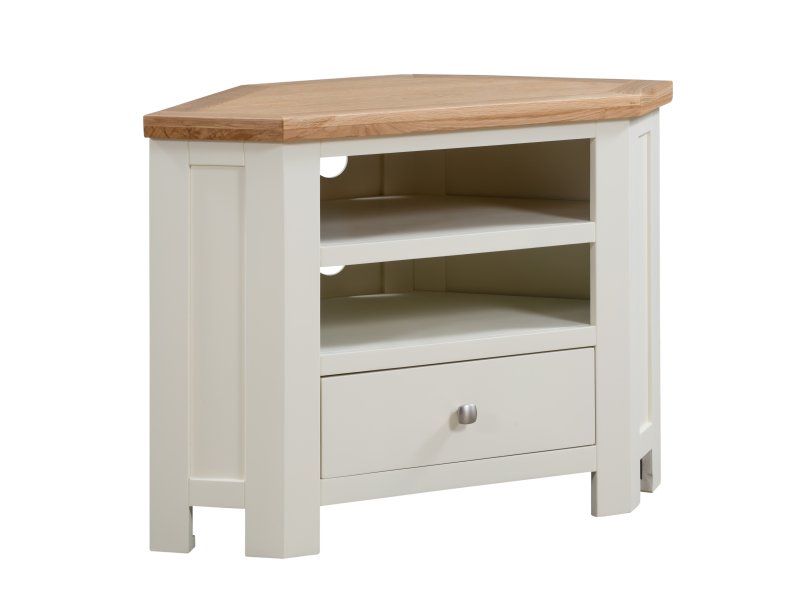 Bristol Ivory Painted Corner Tv Unit