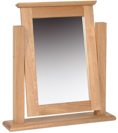 Lisbon Oak Single Dressing Table Mirror