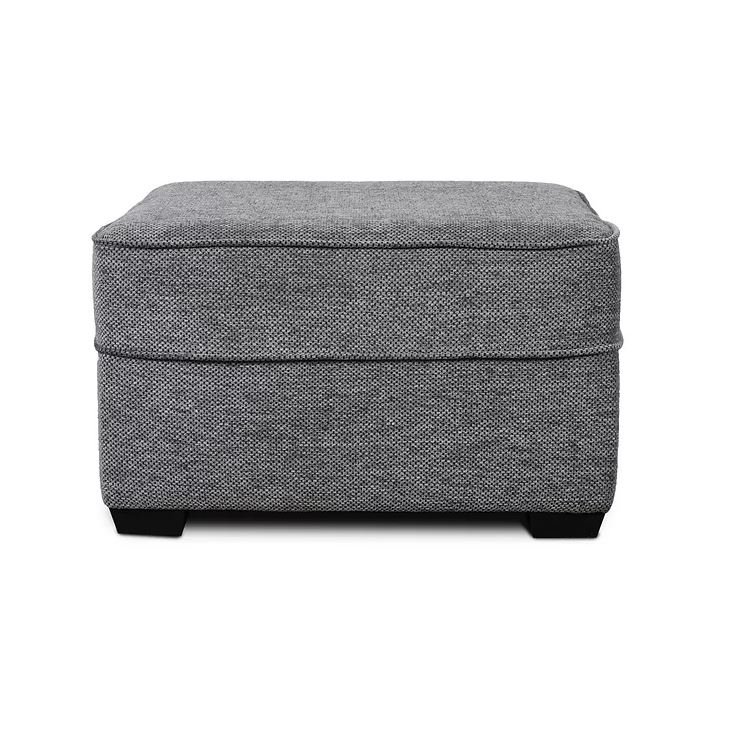 Bexley Footstool - Platinum