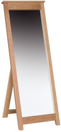 Lisbon Oak Cheval Mirror