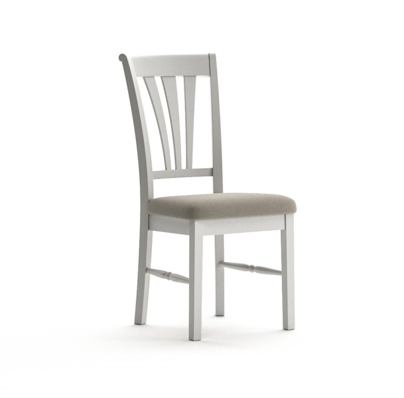 Fleur grey painted Fan Back dining chair