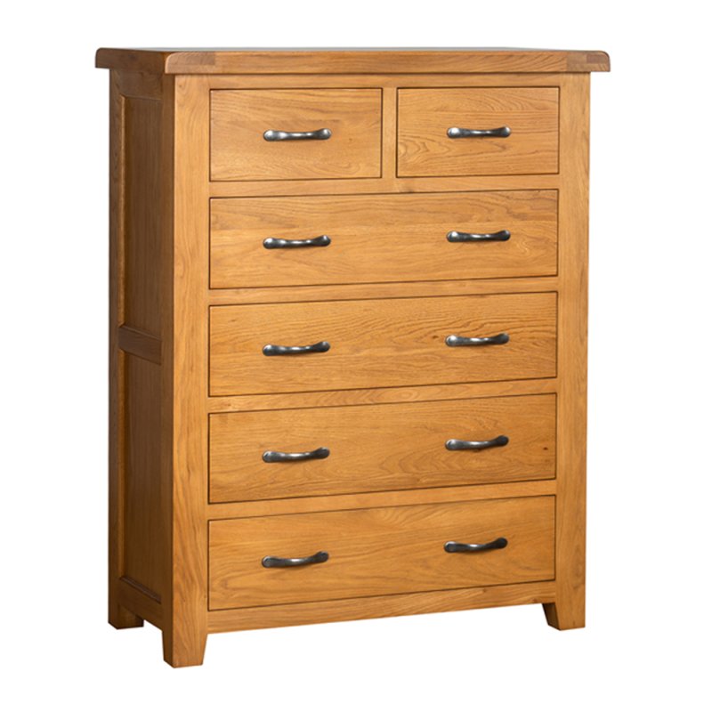 Oaken 4 + 2 Chest of Drawers