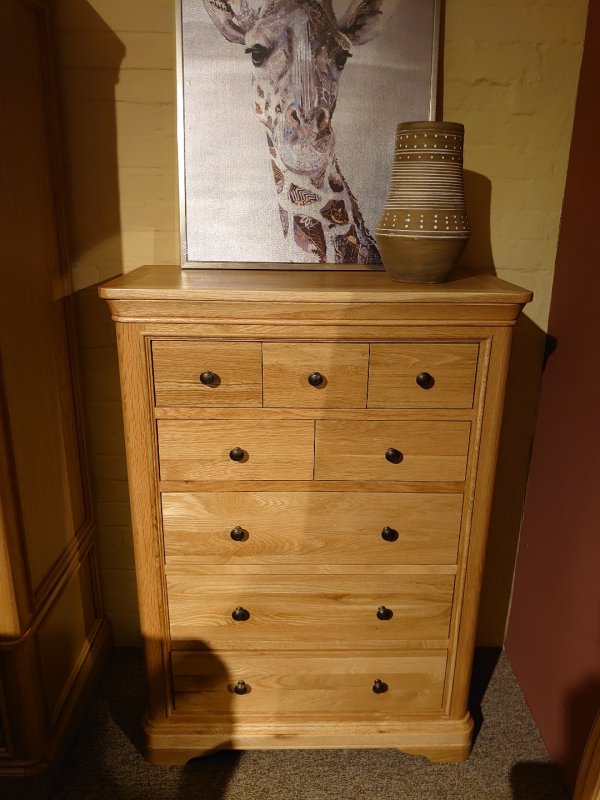 #Loire Tall 8 Drawer Chest