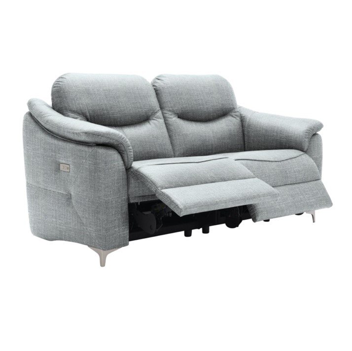 G Plan Upholstery G Plan Jackson Recliner 3 Seater Sofa - Fabric