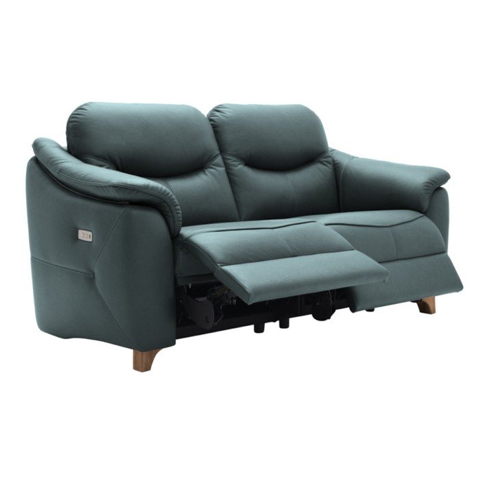 G Plan Upholstery G Plan Jackson Recliner 3 Seater Sofa - Leather