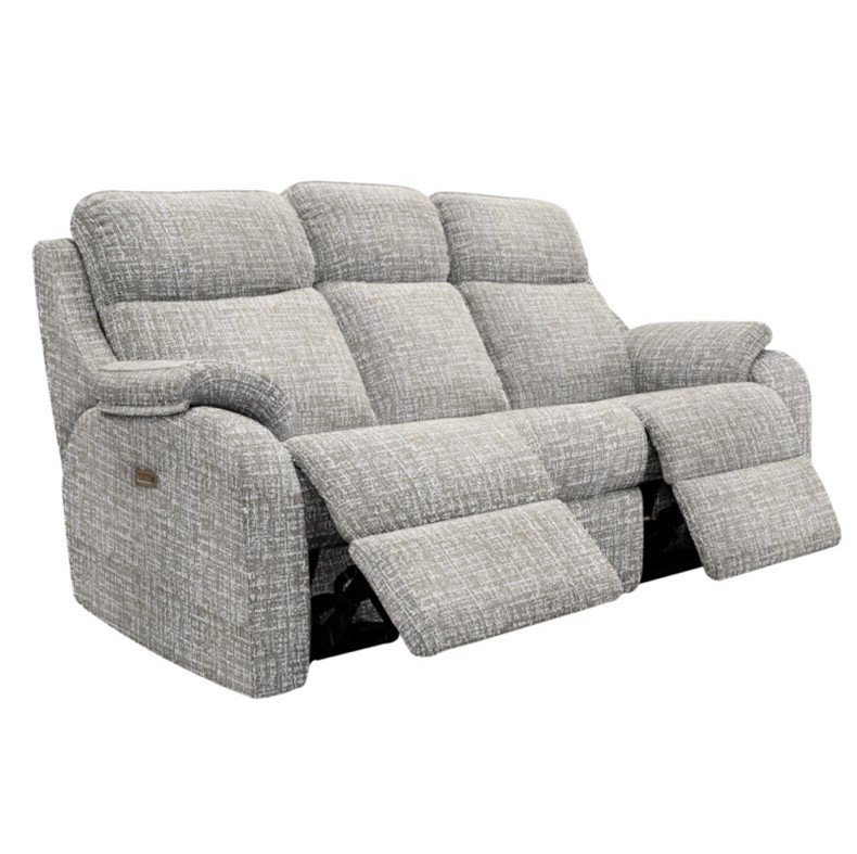 G Plan Upholstery G Plan Kingsbury Recliner 3 Seater Sofa - Fabric
