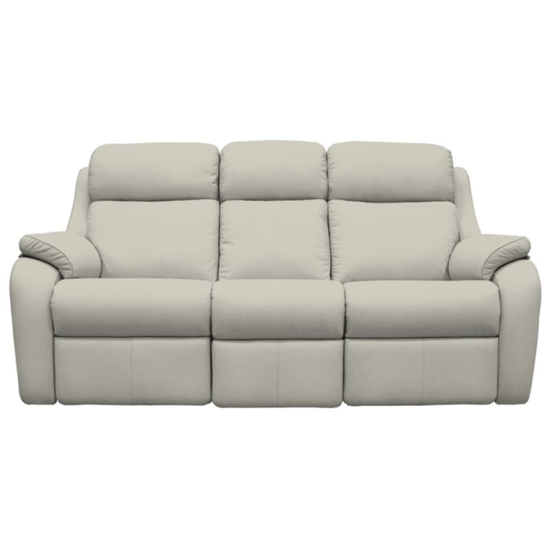 G Plan Upholstery G Plan Kingsbury Fixed 3 Seater Sofa - Leather
