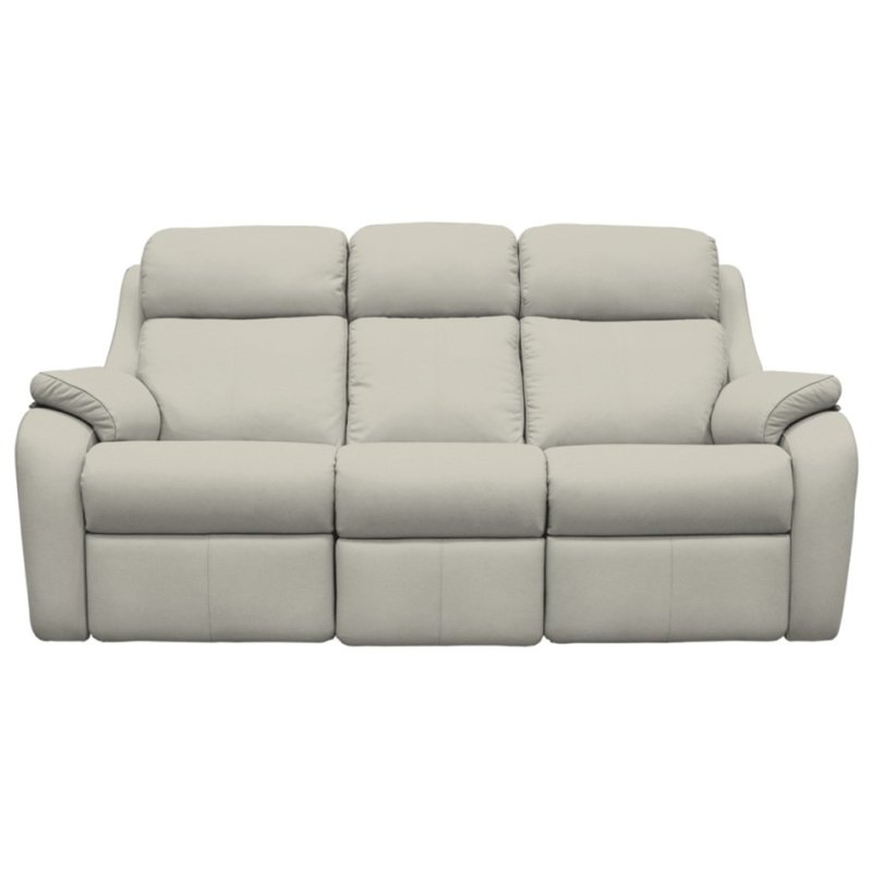 G Plan Kingsbury Fixed 3 Seater Sofa - Leather