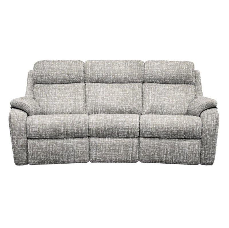 G Plan Kingsbury Fixed 3 Seater Curved Sofa - Fabric