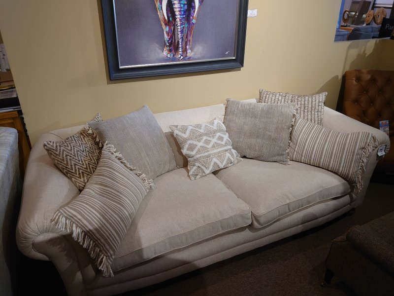Clearance Elgar Grand Sofa with Decorative Scatters