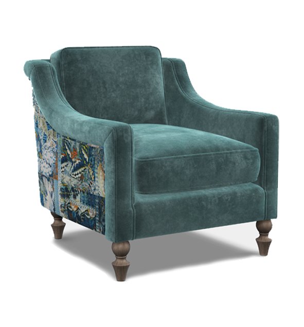 Spink & Edgar Bardot Velvet Chair