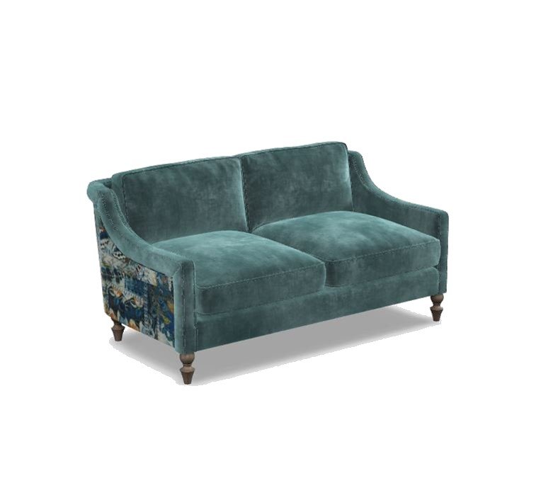 Spink & Edgar Bardot Midi Velvet Sofa