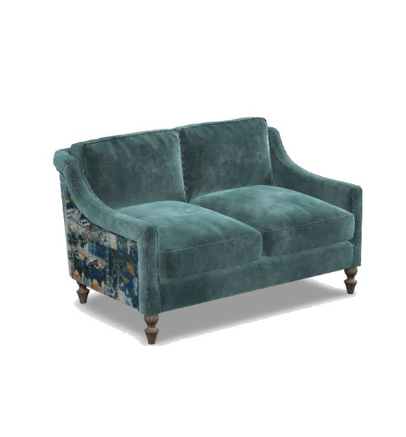 Spink & Edgar Bardot Petit Velvet Sofa