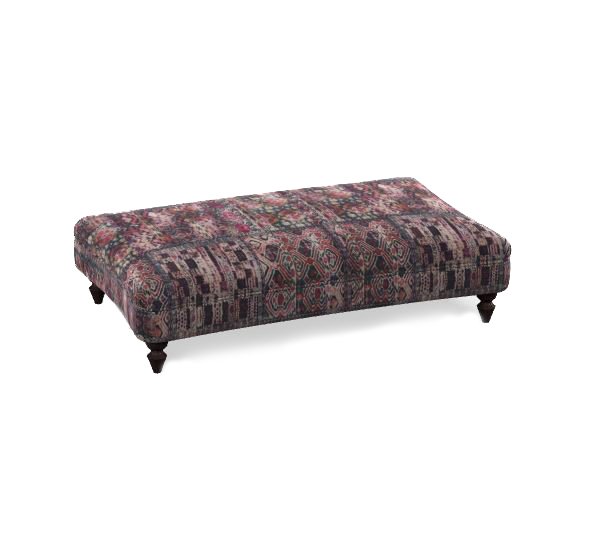 Spink & Edgar Tiffany Velvet Footstool