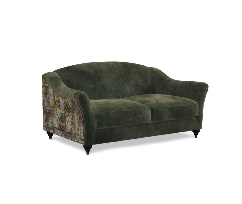 Spink & Edgar Lamour Velvet Petit Sofa