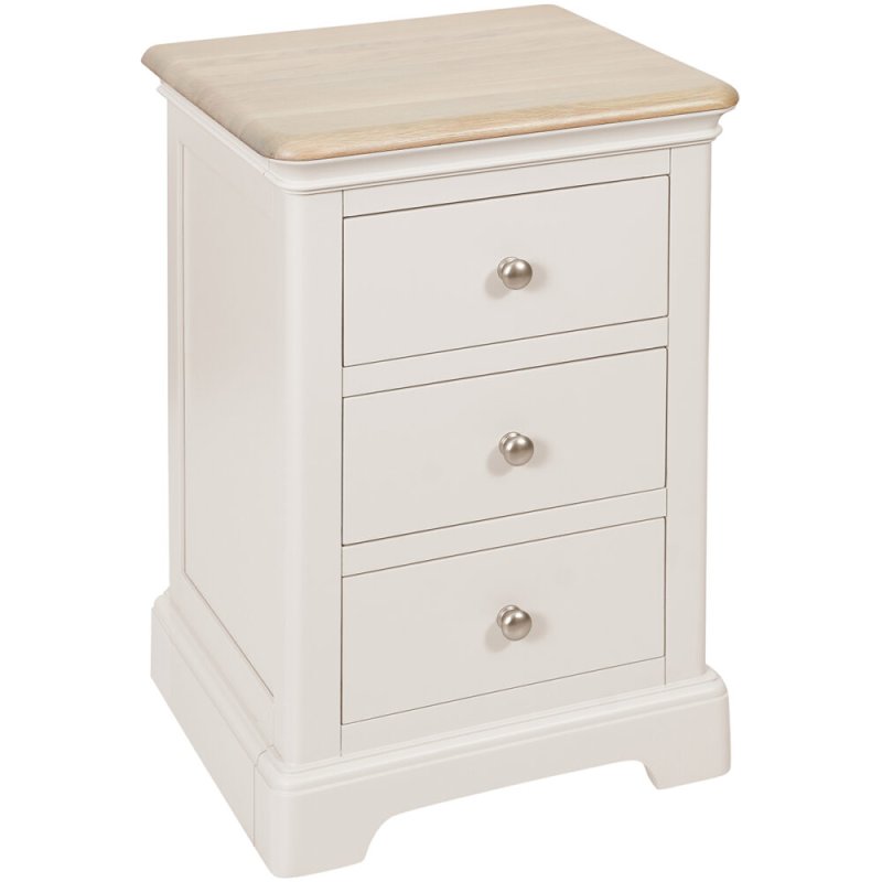 Lugano 3 Drawer Bedside