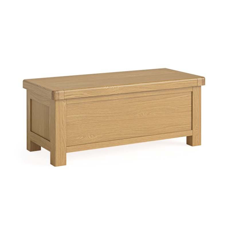 Wellington Oak Blanket Box