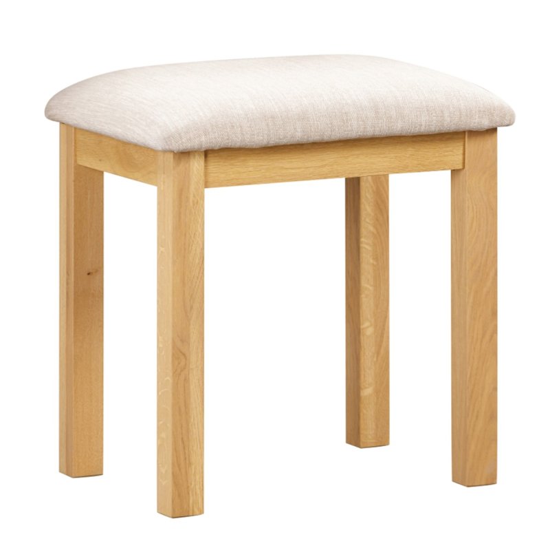 Portland Oak Dressing Table Stool