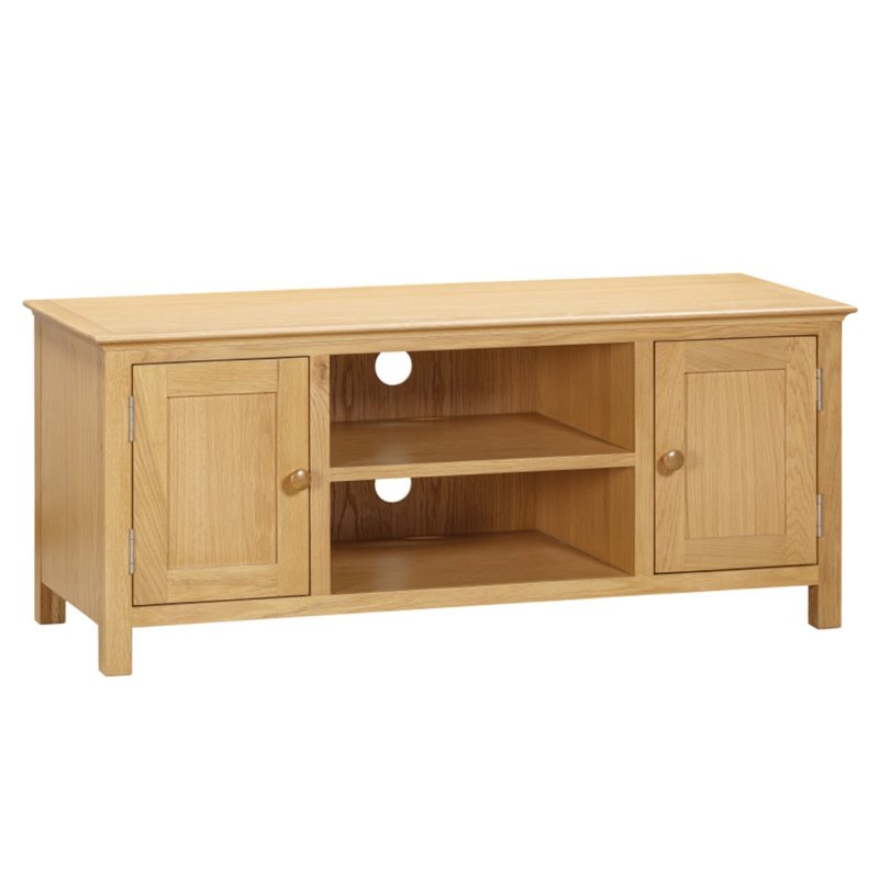 Portland Oak Large TV Unit