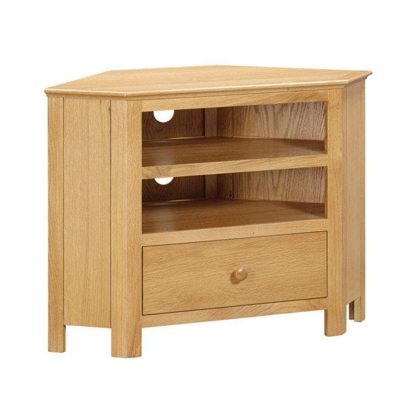 Portland Oak Corner TV Unit