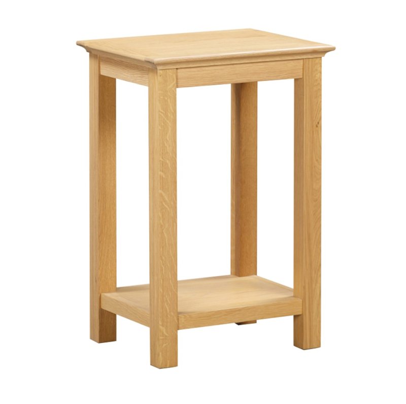 Portland Oak Tall Lamp Table